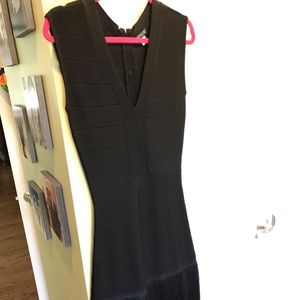 bodycon black dress
